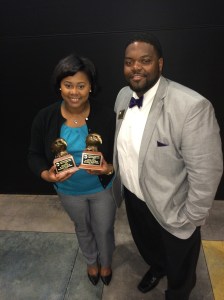 Georgia Southern University Eagles in Diversity Awards 2014. Me (left) Chris (right)